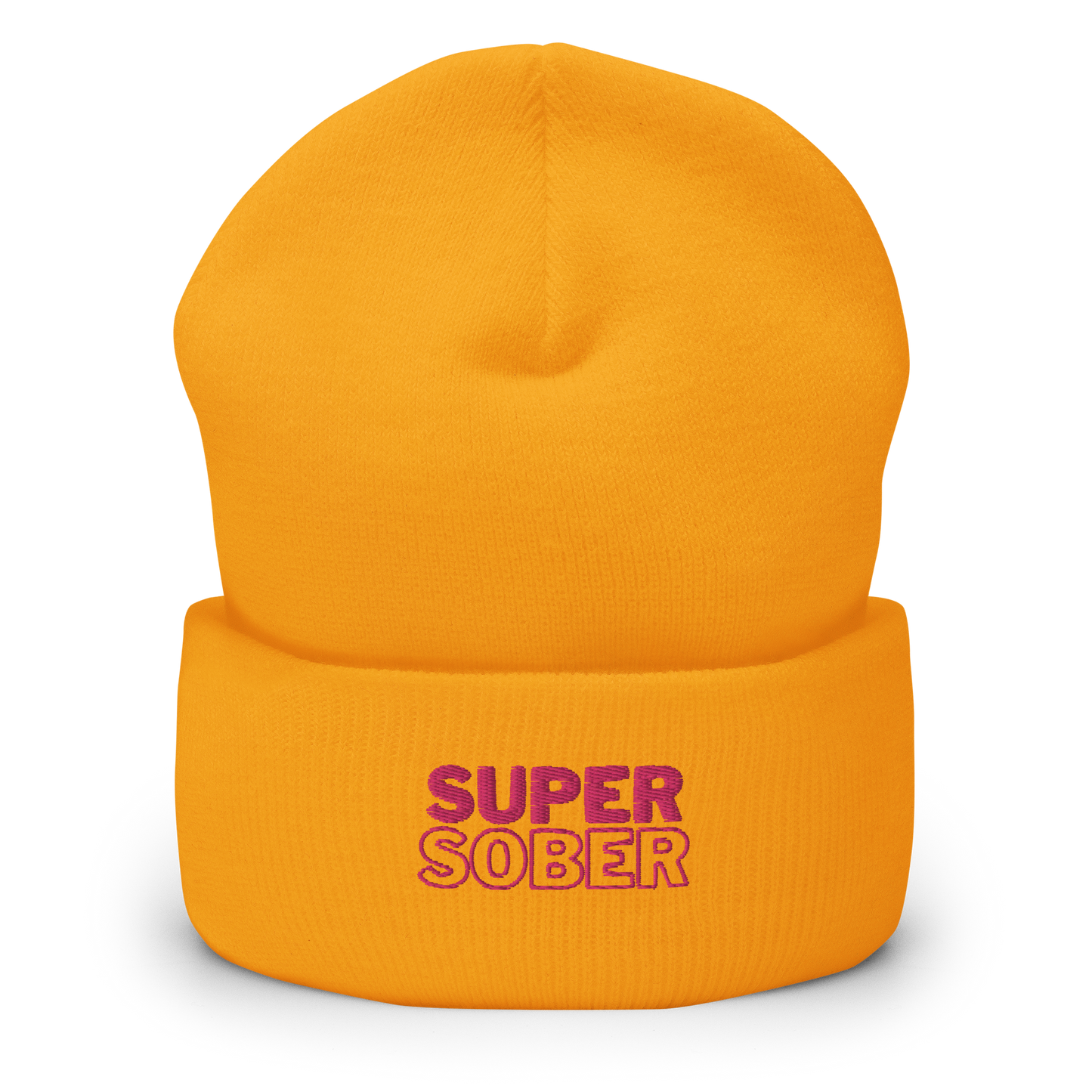 Yellow Super Sober Beanie