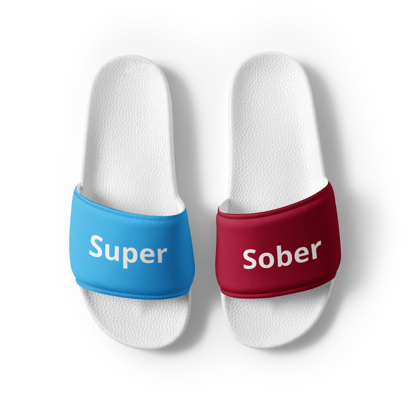 Super Sober Slides red/blue