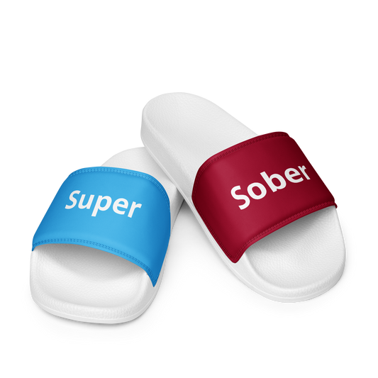 Super Sober Slides red/blue