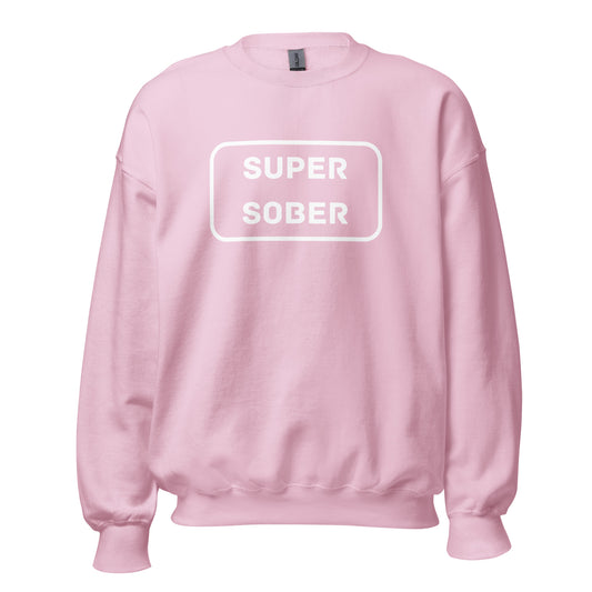Pink Super Sober Crewneck