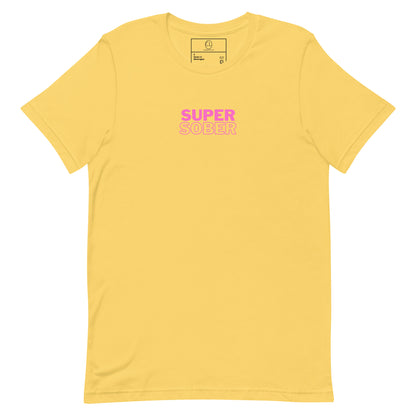 Super Sober Pink/Yellow Tee