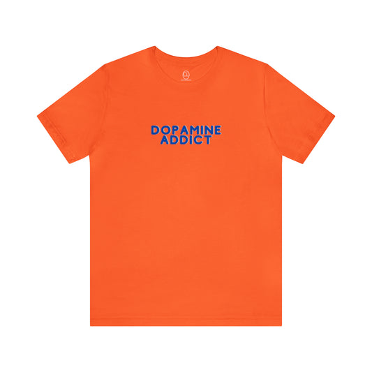 Dopamine Addict Orange/blue tee
